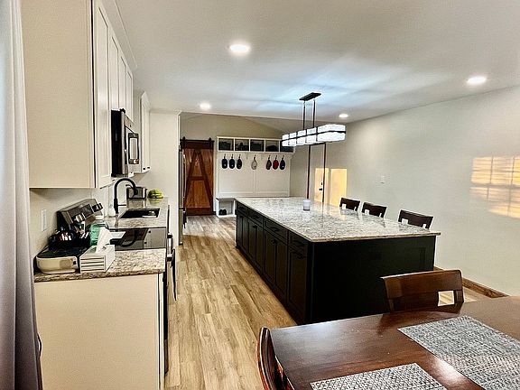 Dining, kitchen, mudroom