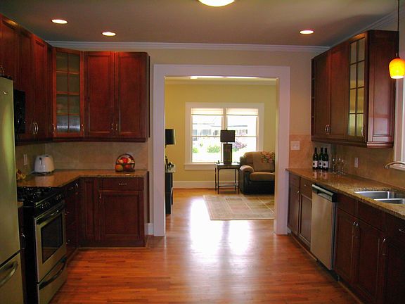 Large Kitchen Open To Both Living Room & Dining Room