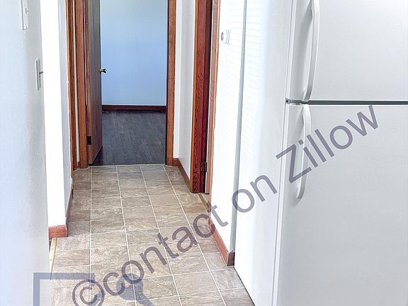 Hallway from kitchen/living rooms into bedroom