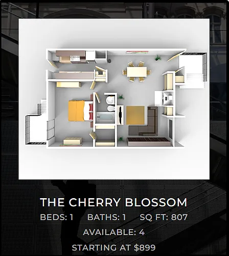 Floor plan The Cherry Blossom