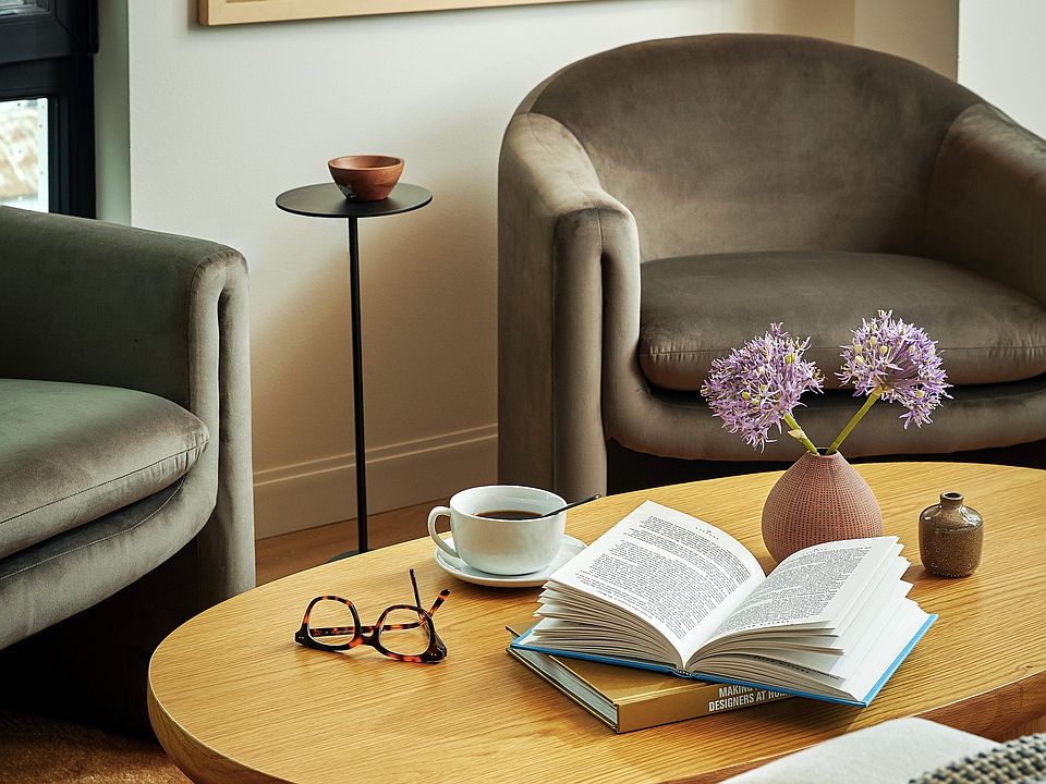 Cozy spaces designed for relaxation