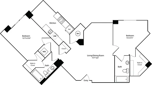 Floor plan 2B3