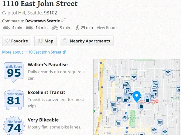 Clayton Place, 1110 E John St APT B, Seattle, WA 98102