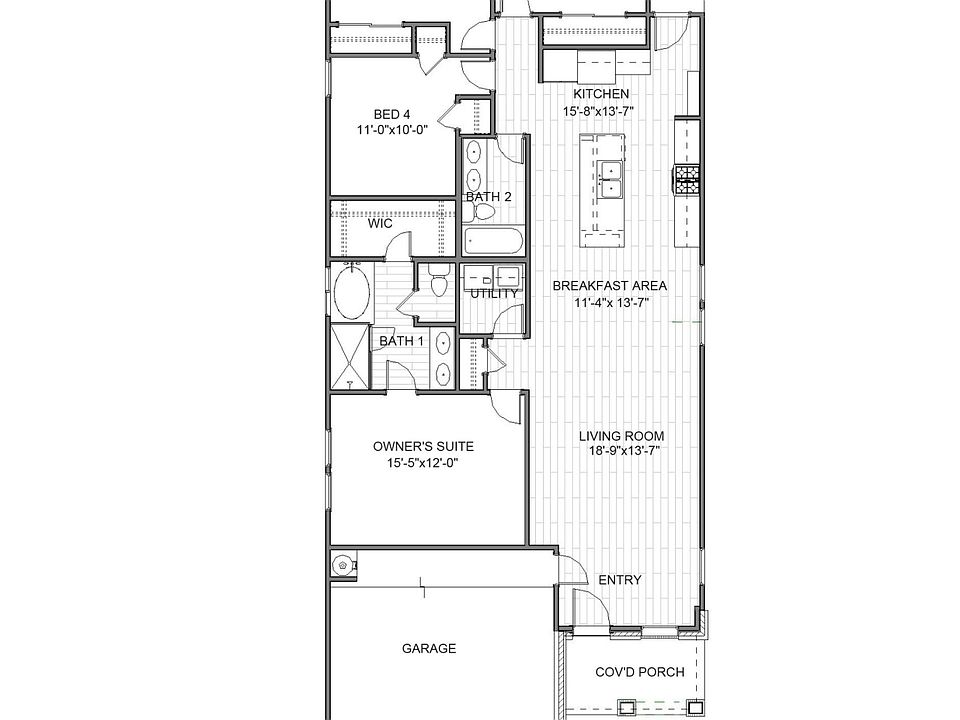 Clover 1637SB floorplan