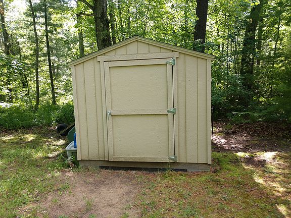 Storage shed.
