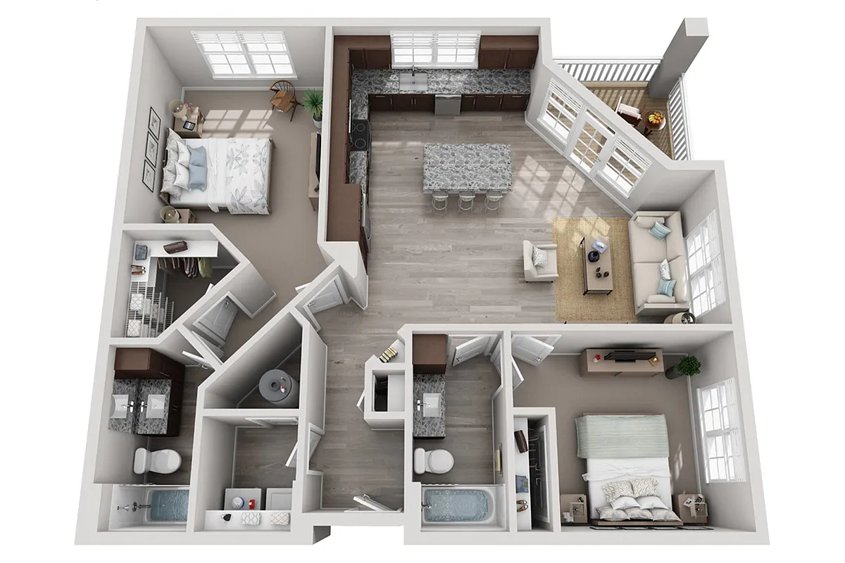 Floor plan B3