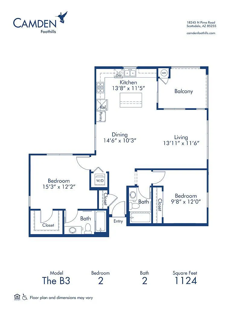 Floor plan The B3