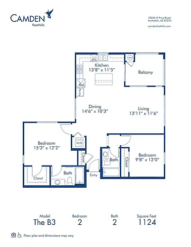 Floor plan The B3