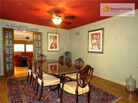 Nice sized dining room leads to MASSIVE family room.