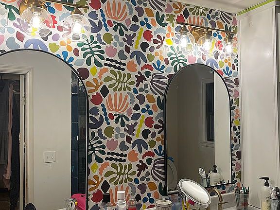 Remodeled master bathroom 