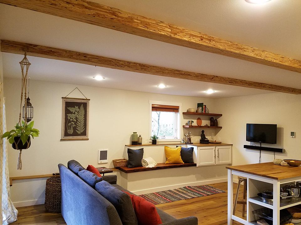 Main living and open kitchen - all furnishings and decor included