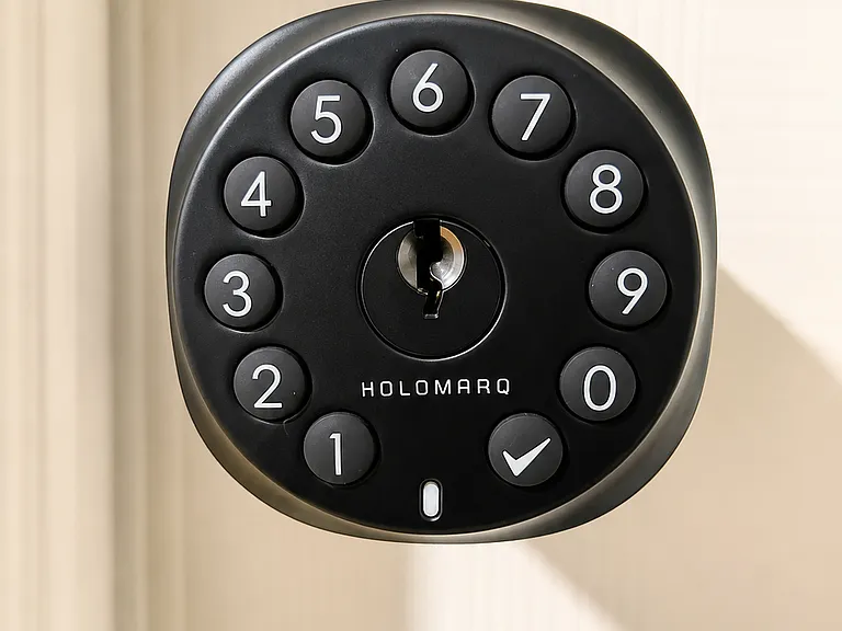 Private room with keypad entry for added privacy.