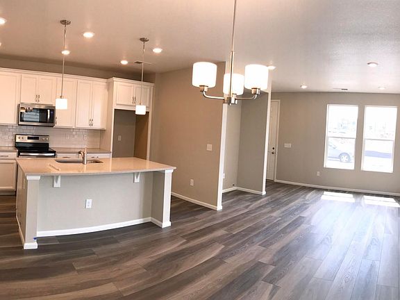 The home has lots of light!