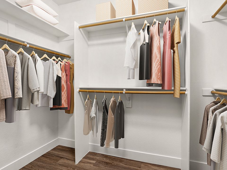 Walk-in closets built for style and function.
