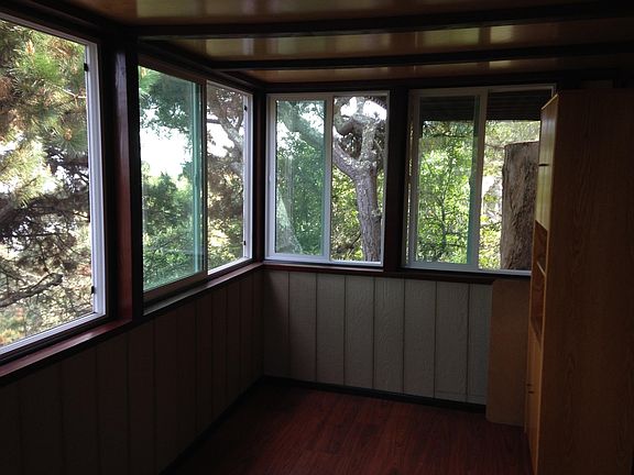 workspace (converted deck space next to bedroom)