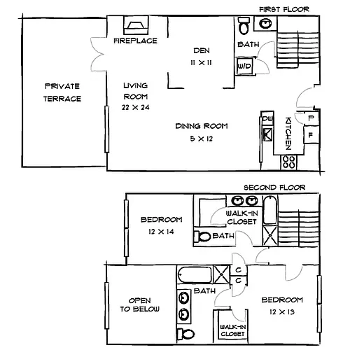 Floor plan Veneto Penthouse Premier
