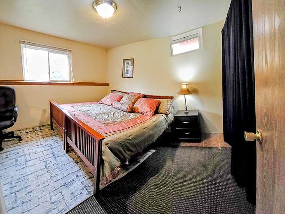 King Bed with new mattress topper