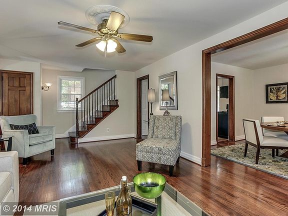 view across newly refinished hardwood floors