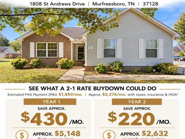1808 Saint Andrews Dr, Murfreesboro, TN 37128