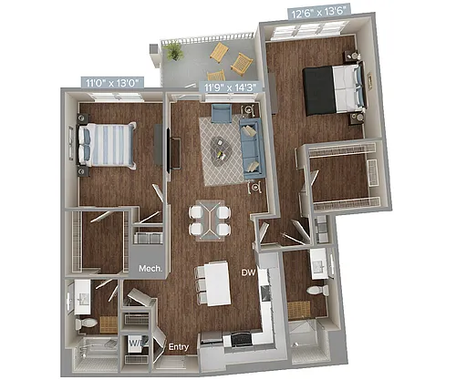 Floor plan B19-2