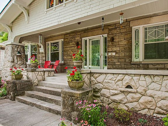 Welcoming front porch