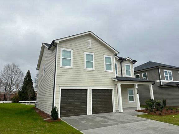 Front Elevation Construction Progress Your new home at 2230 Boxwood Circle.
