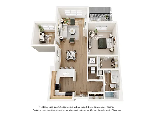 Floor plan Madison Den