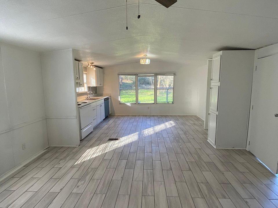 Living room and kitchen