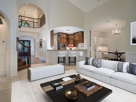 Virtually staged photo