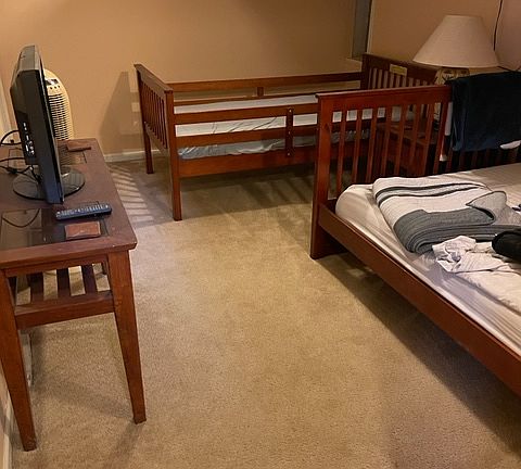 Non conforming room in basement.