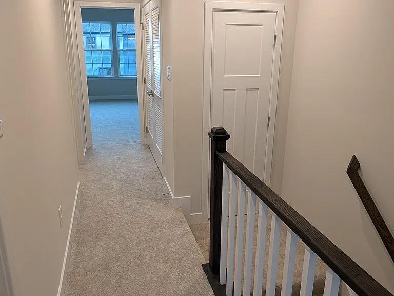 linen closet right up the stairs