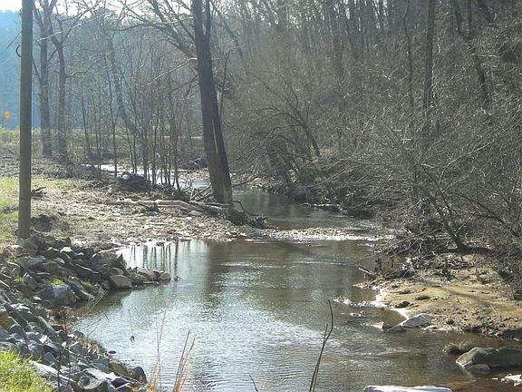 Main Creek bordering Hwy 136