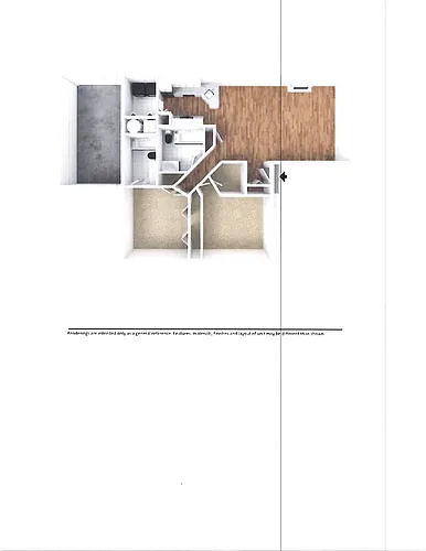 Floor plan 2 Bedroom 2 Bathroom w Garage