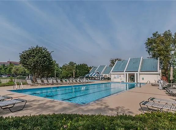 Lap pool and a community conversation pool. Rest rooms and showers.