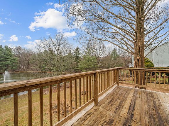 Deck and fountain view