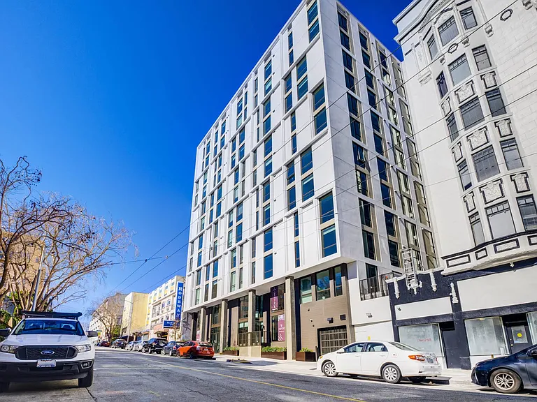 Street view of Vance building in San Francisco, CA.
