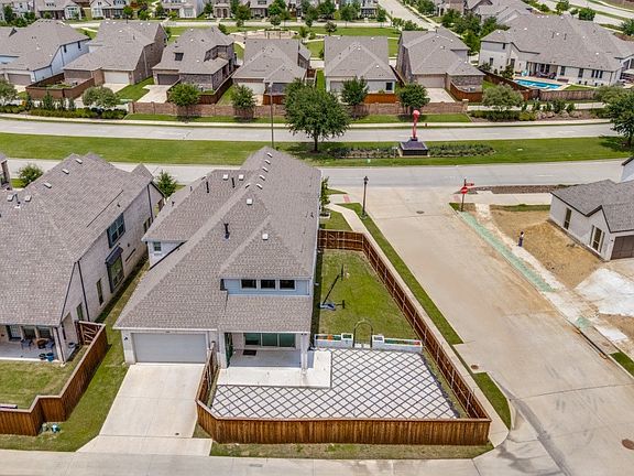 Ariel View featuring upgraded backyard
