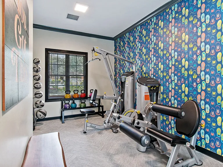 Our spacious fitness center offers a variety of equipment to meet your needs