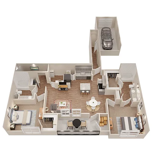 Floor plan Greenleaf - Garage