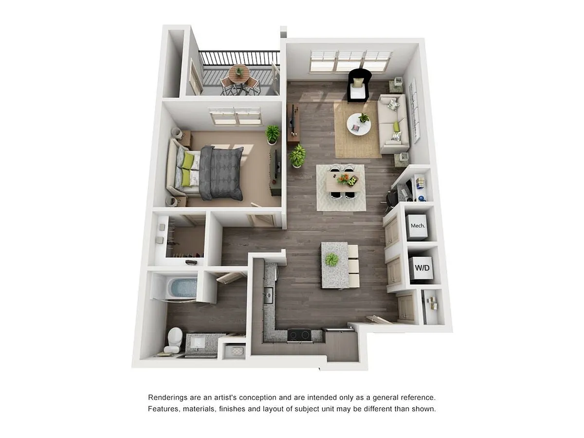 Floor plan A3 - Suwanee