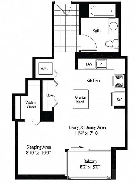 Floor plan STUDIO 16 - TIDES