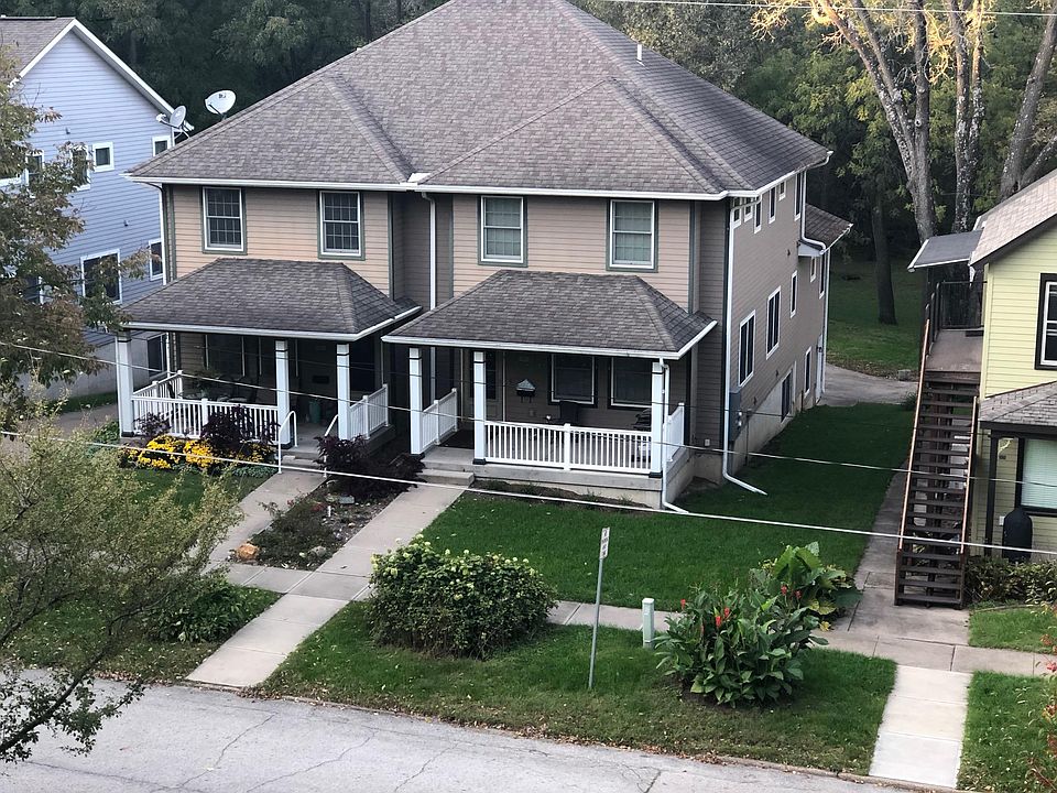 Sky view of 1130 and 1130 1/2 E. Washington St. duplex.