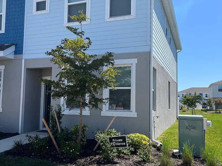 Corner lot = extra windows. walking park on the back side