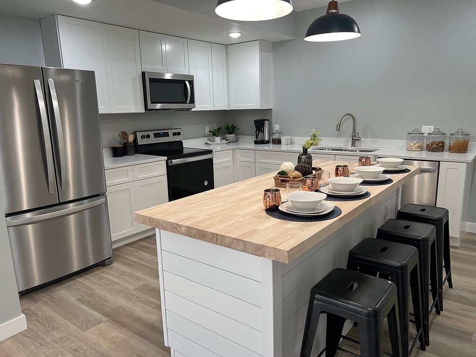 Staged unit with an identical floorplan.