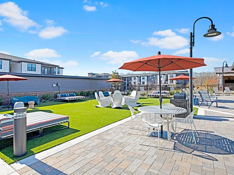Outdoor Lounge and Grill Station