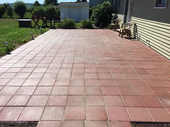 New paver patio