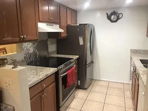 FYI to see the refrigerator and the stove. Cabinets have been upgraded - February 2025