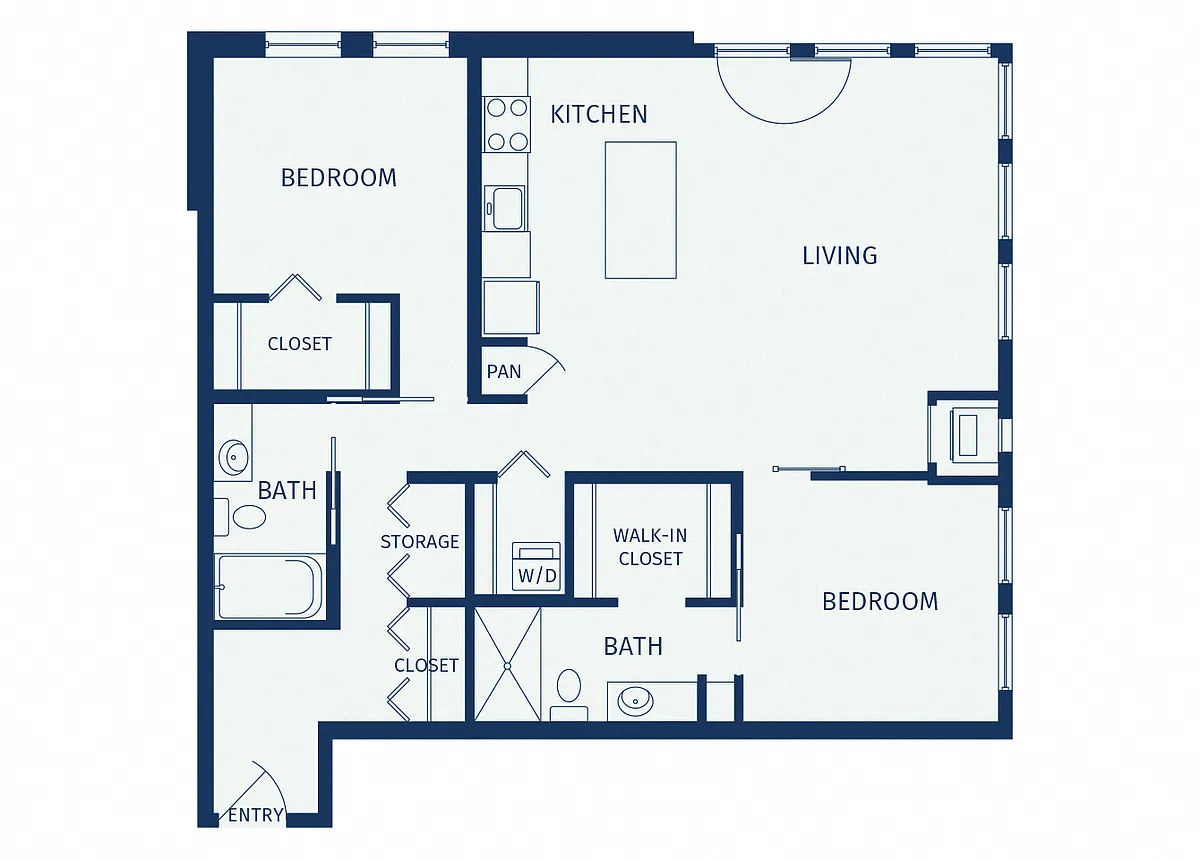 Floor plan B13