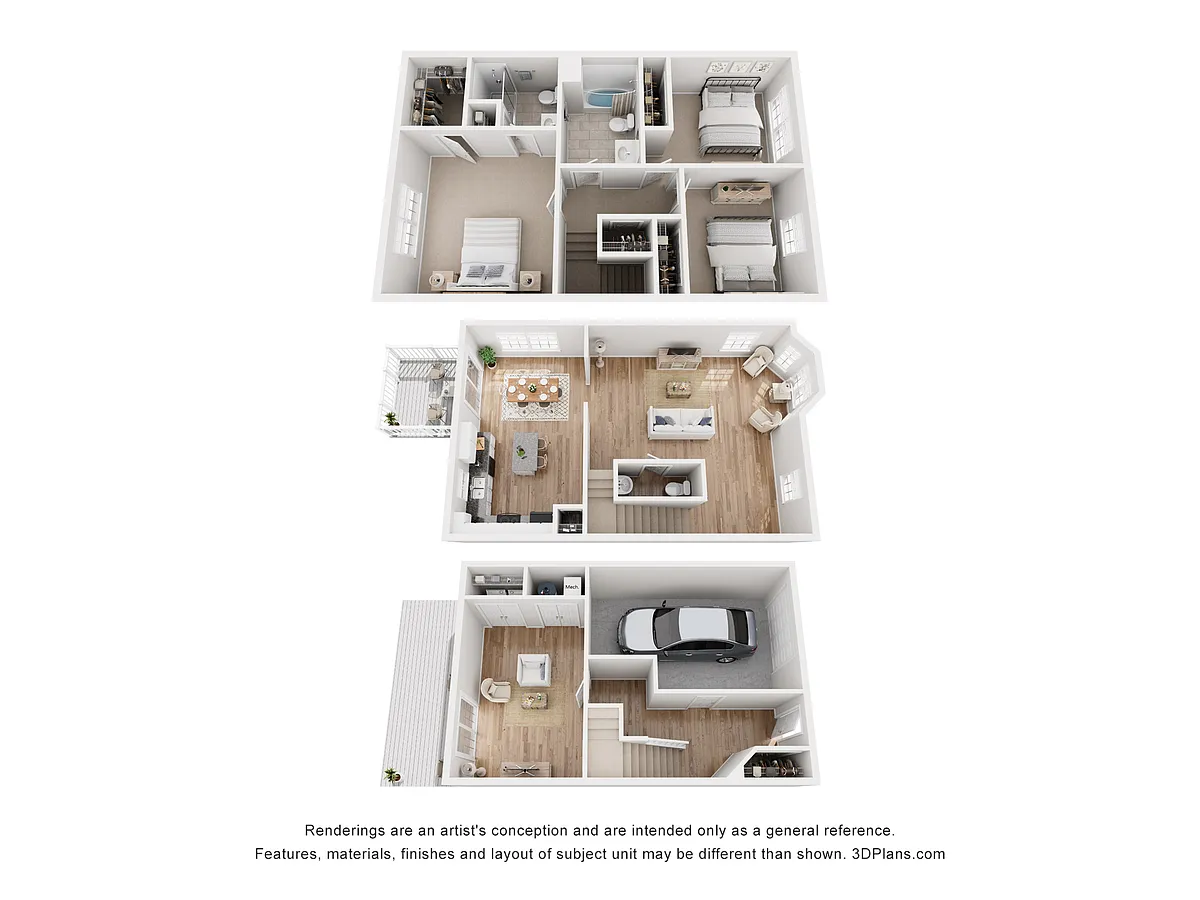 Floor plan Tanglewood Townhome