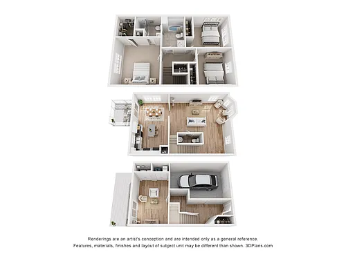 Floor plan Tanglewood Townhome